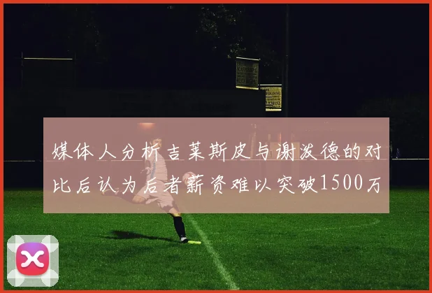 媒体人分析吉莱斯皮与谢泼德的对比后认为后者薪资难以突破1500万
